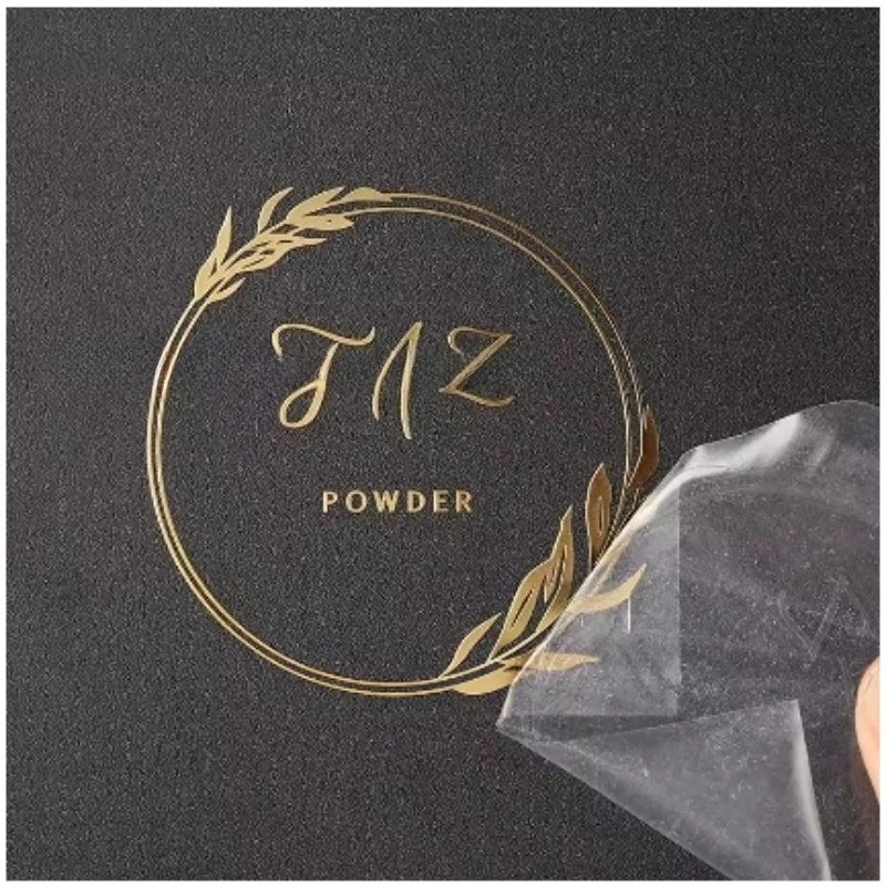 3D Printing Logo - 3D Custom Transfer Sticker Glans Metaal