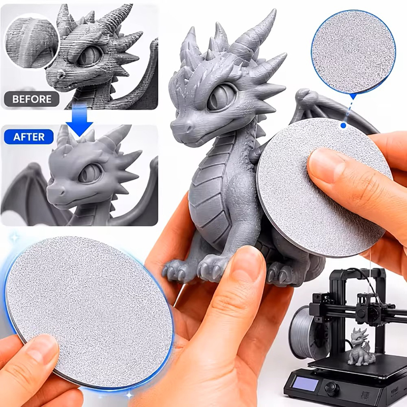 3D Printing App - 3D-printen hars polijstschijf PLA-laaglijnverwijderingsgereedschap 180 korrel