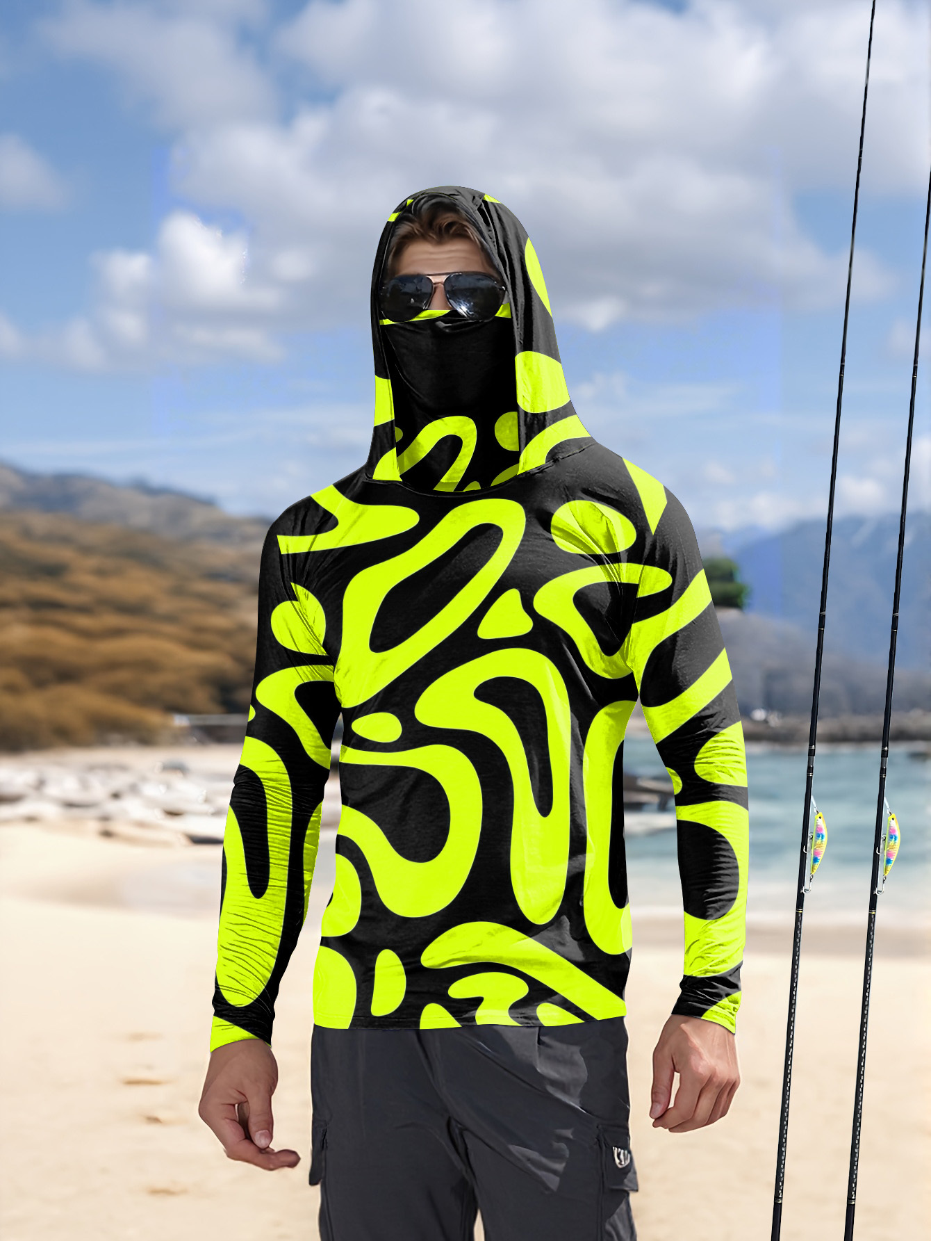 3D Printing Jersey - Zomer 2026 Nieuwe Stijl Heren Langarmshirt