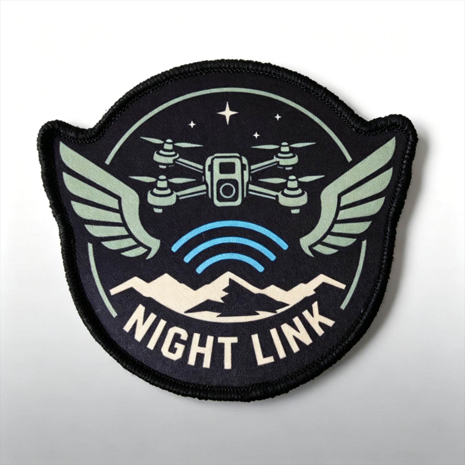3D Printing Link - NIGHT LINK Tactische Morale Patch Klittenband