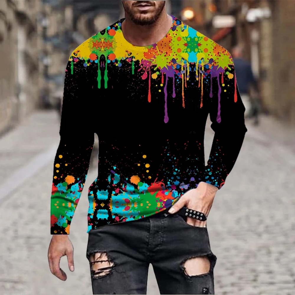 Heren T-shirt met regenboogver - 3D Printing Jersey recensie en prijs