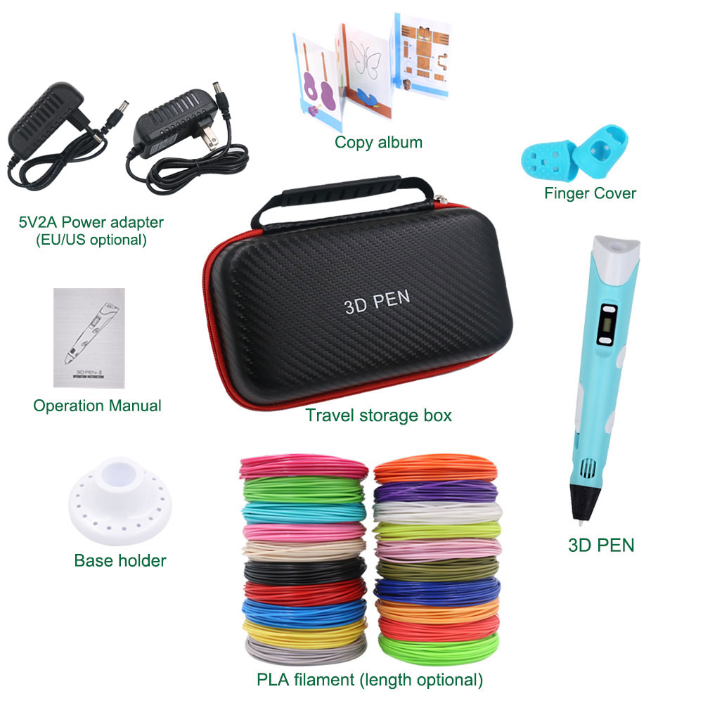 Bizarre 3D-printpenset met LCD - 3D Printing Pen For Kids recensie en prijs