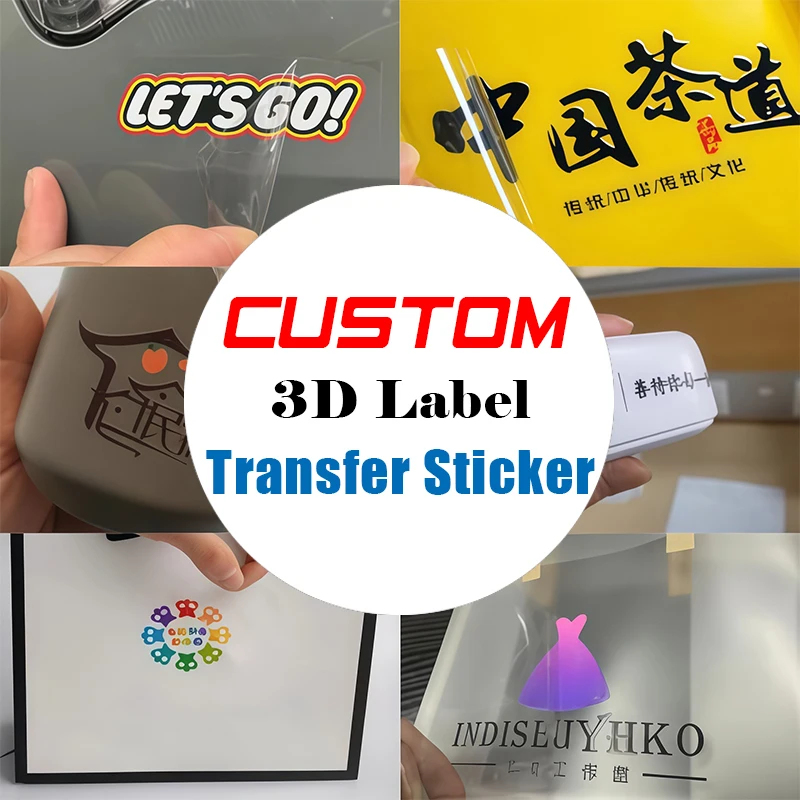50 stuks stickers op maat gema - 3D Printing Logo recensie en prijs