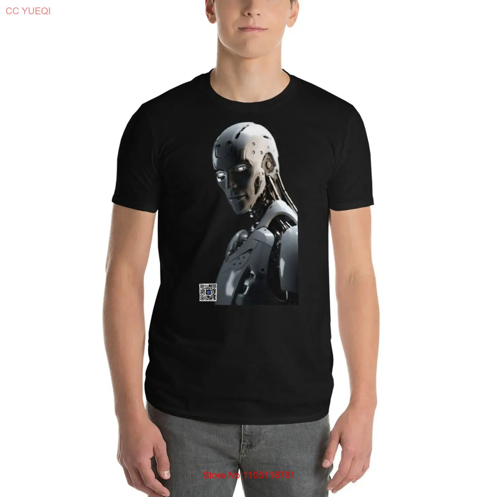Robot T-shirt smartphone camer - 3D Printing Qr Code recensie en prijs