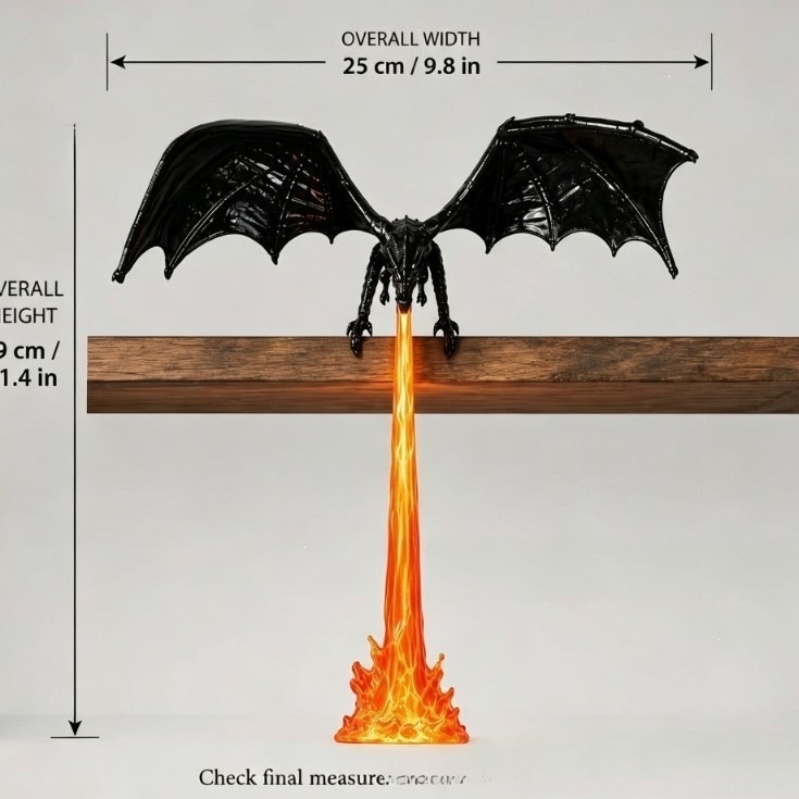 3D-geprinte vuurspuwende drake - 3D Printing App recensie en prijs