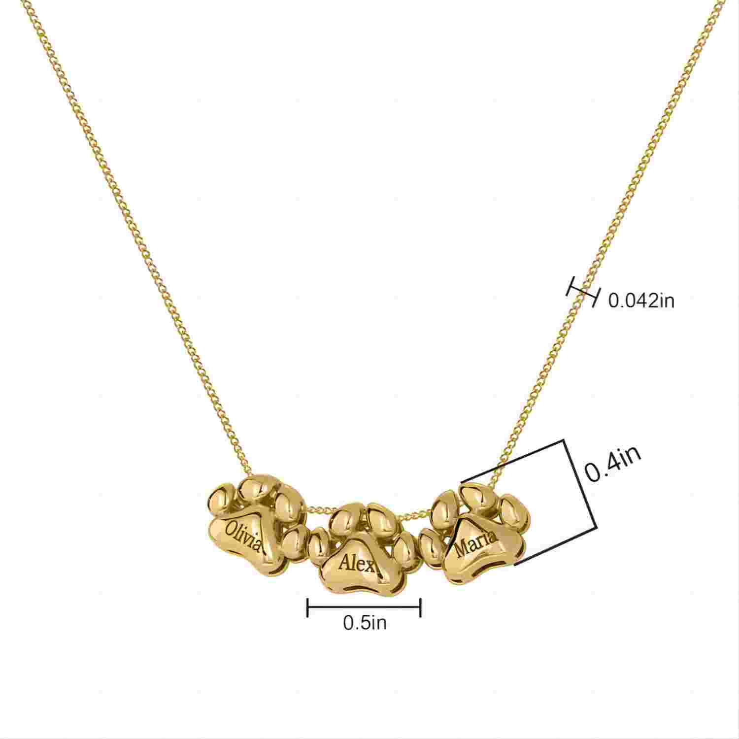 Gravure naam ketting cadeau ge - 3D Printing Link recensie en prijs