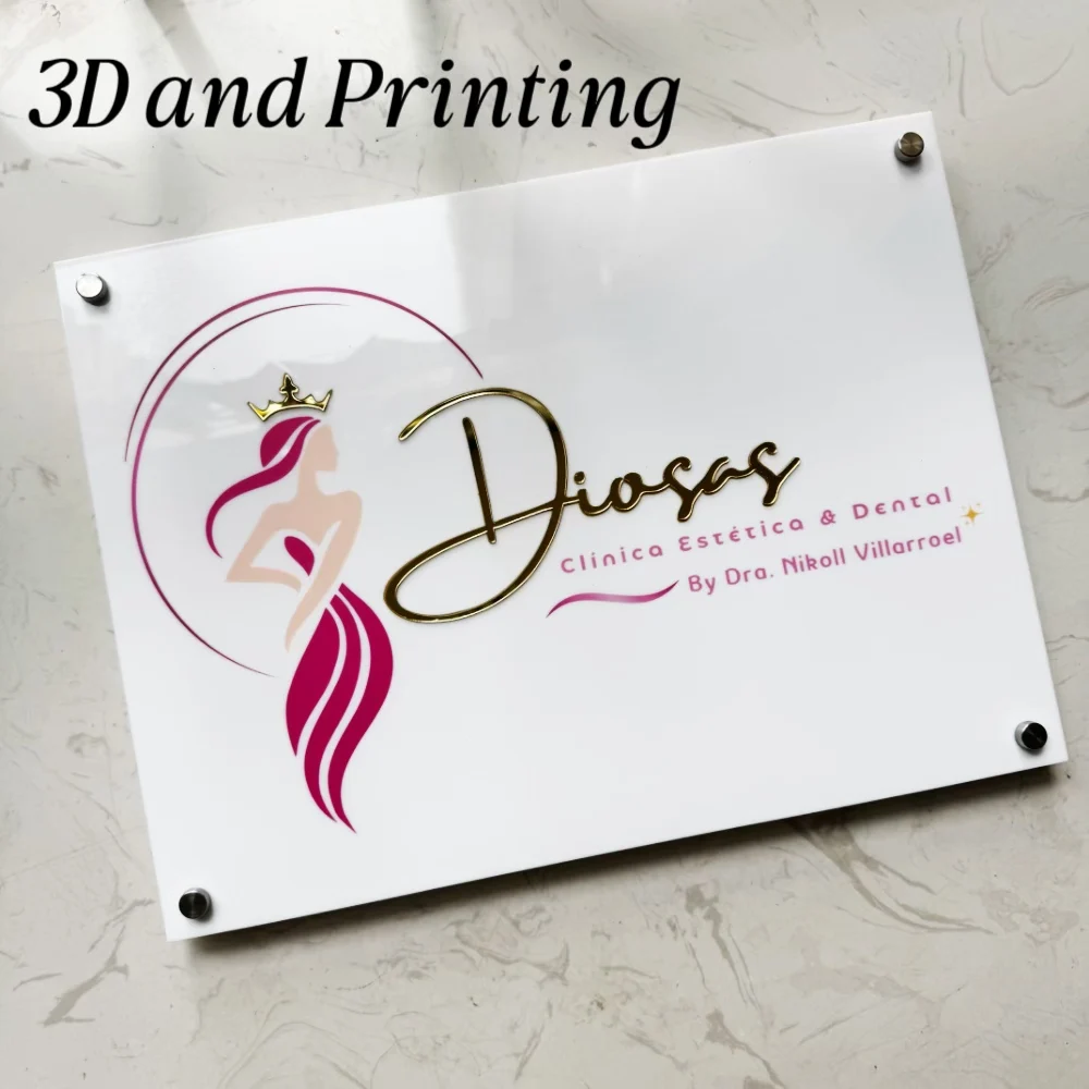 Modern acryl wit bord met aang - 3D Printing Qr Code recensie en prijs
