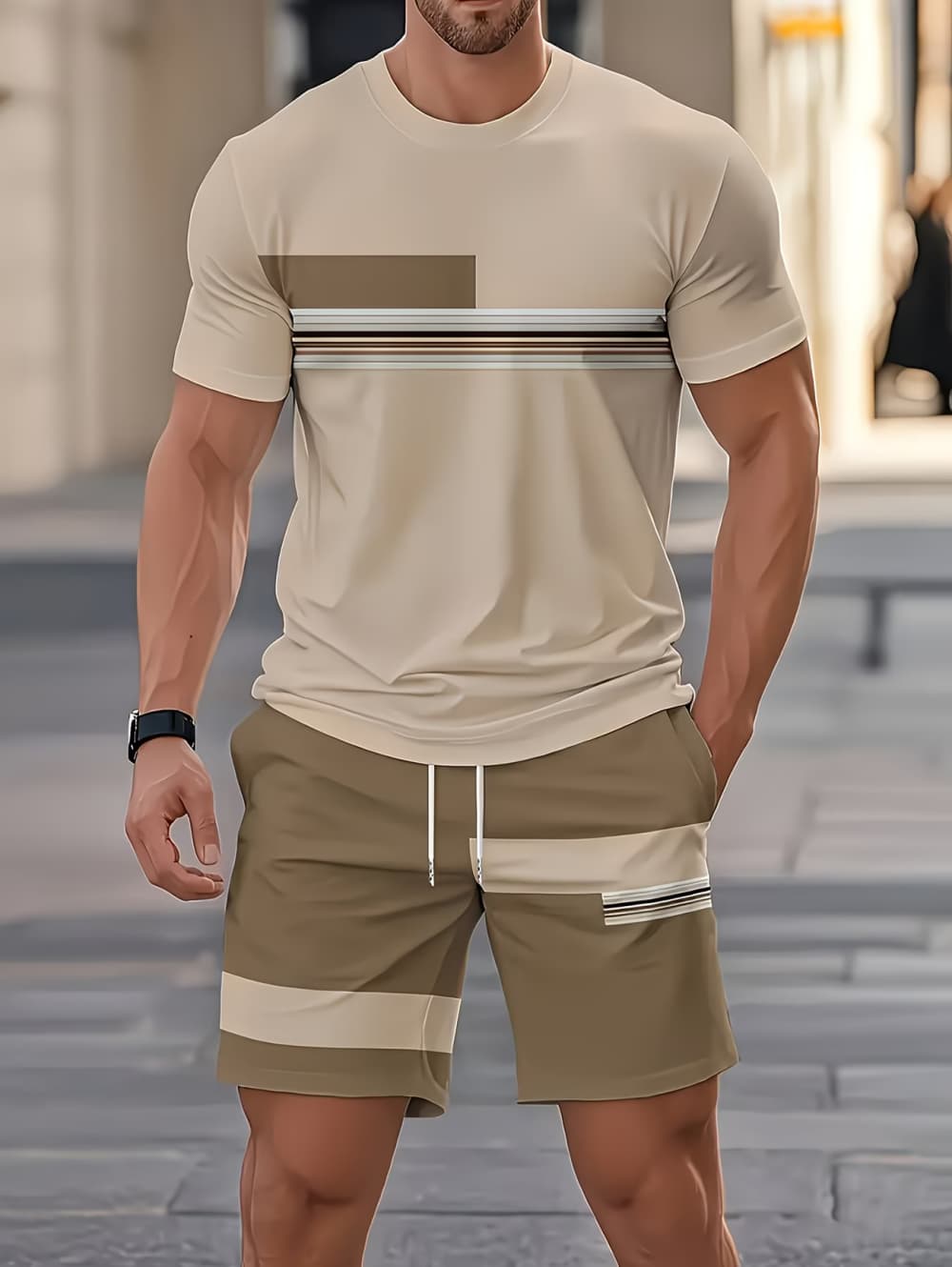 Mannen Zomer Sets Grappige 3D  - 3D Printing Jersey recensie en prijs