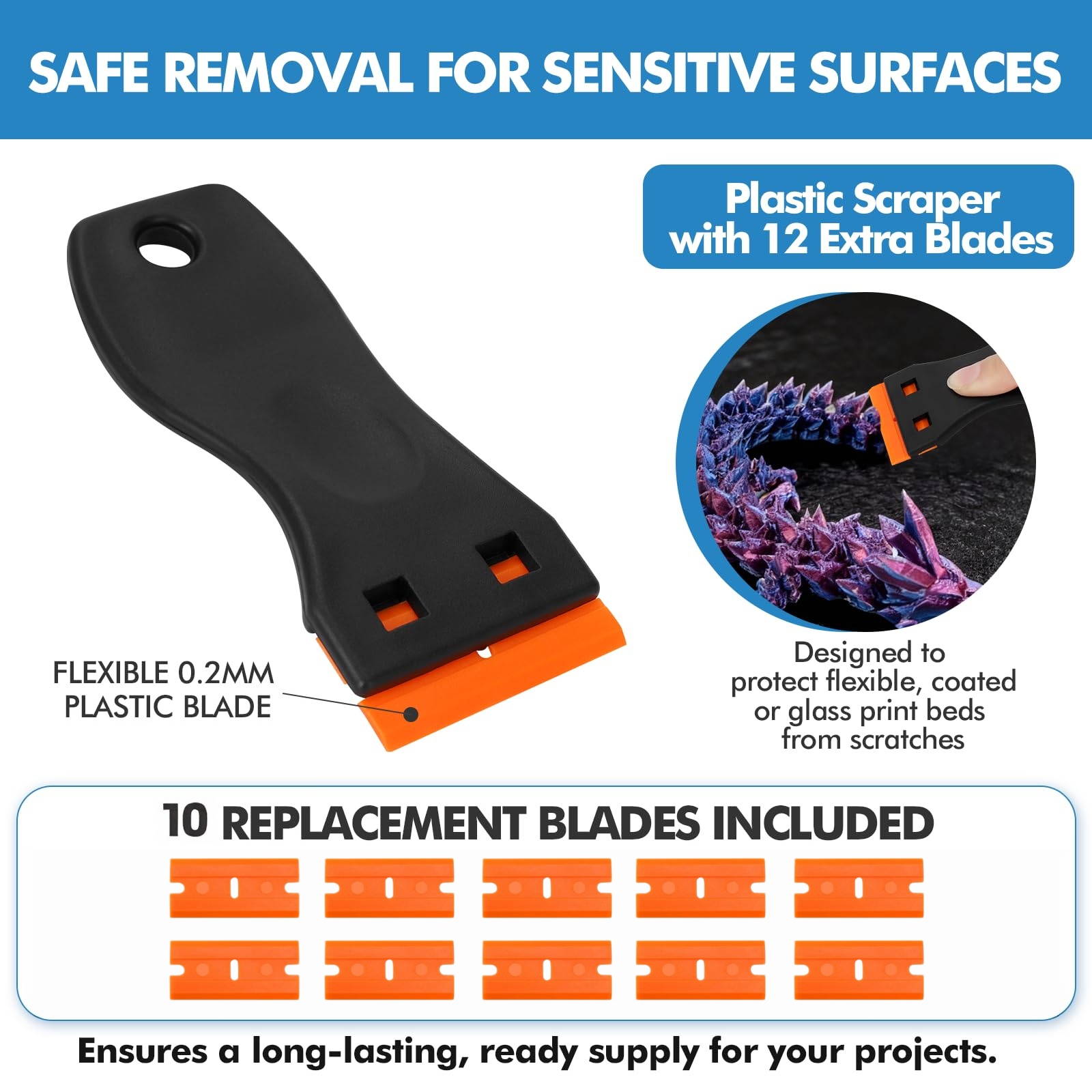 Afneembaar schrapergereedschap - 3D Printing Waste recensie en prijs