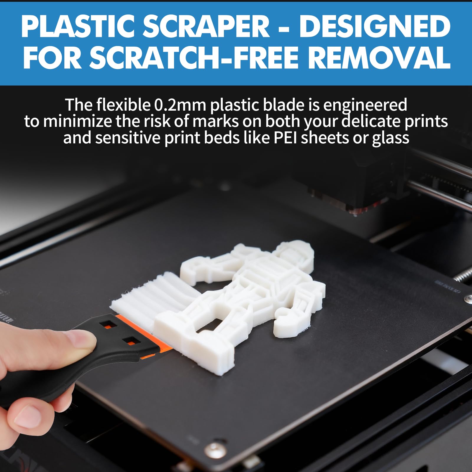 Afneembaar schrapergereedschap - 3D Printing Waste recensie en prijs