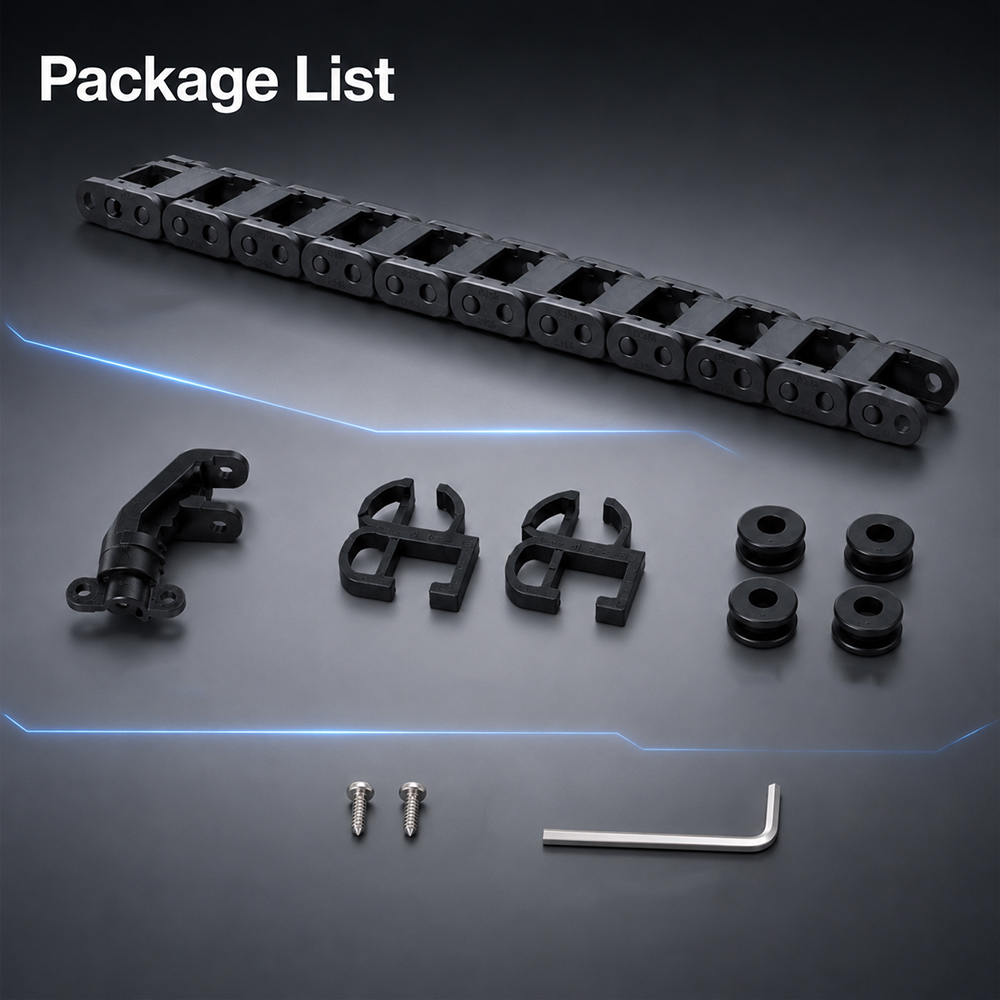Drag Chain Kabelkettingset voo - 3D Printer Cable Chain recensie en prijs