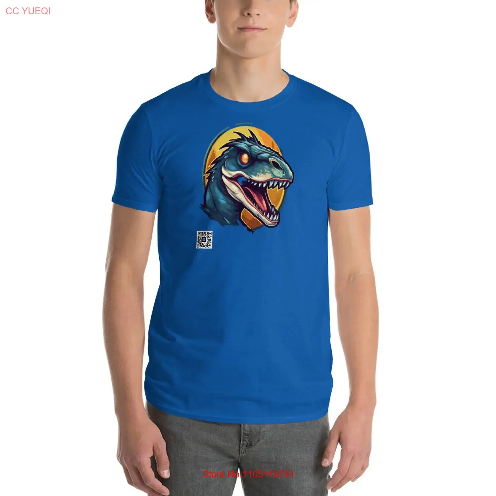 Dinosaurus T-shirt smartphone  - 3D Printing Qr Code recensie en prijs