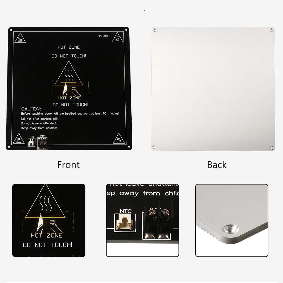 3D Printer Onderdelen Zwart Al - 3D Printing Glass recensie en prijs