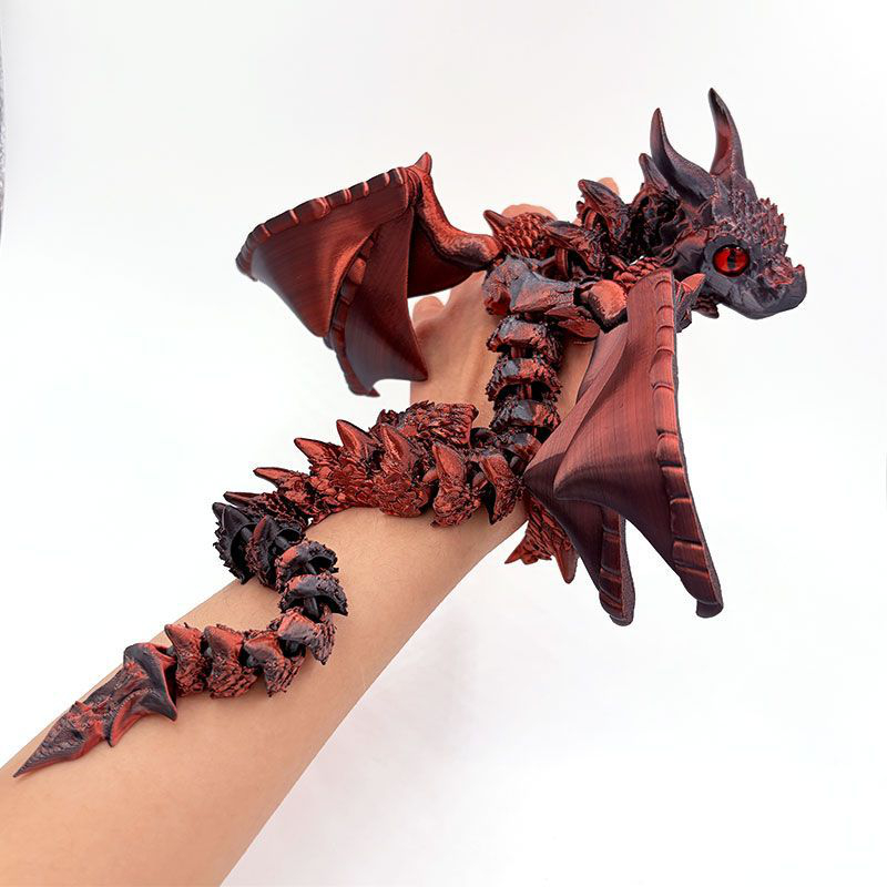 3D-geprint gevleugeld drakenfi - 3D Printing App recensie en prijs