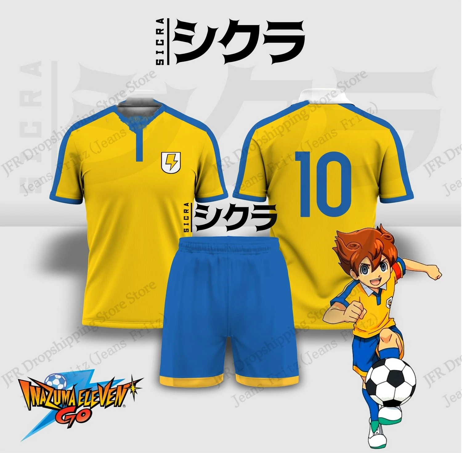 Jersey Set Jersey Inazuma Elev - 3D Printing Jersey recensie en prijs